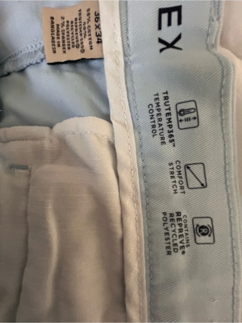 St. John's Bay Light Blue Chinos - Straight Leg